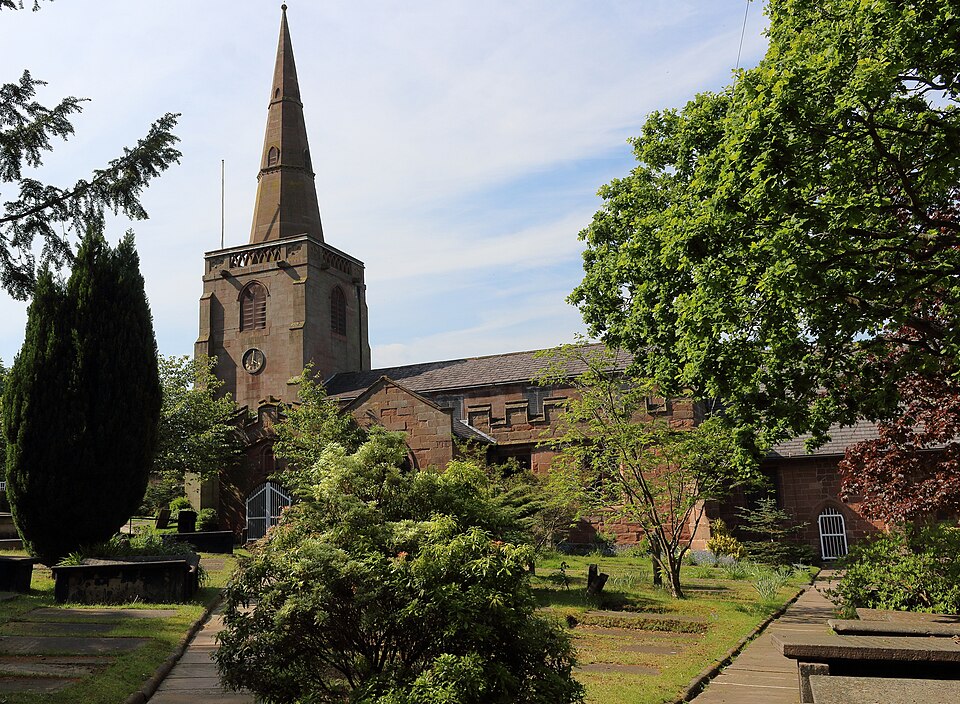 All Saints' Church in Childwall Village, Liverpool L16